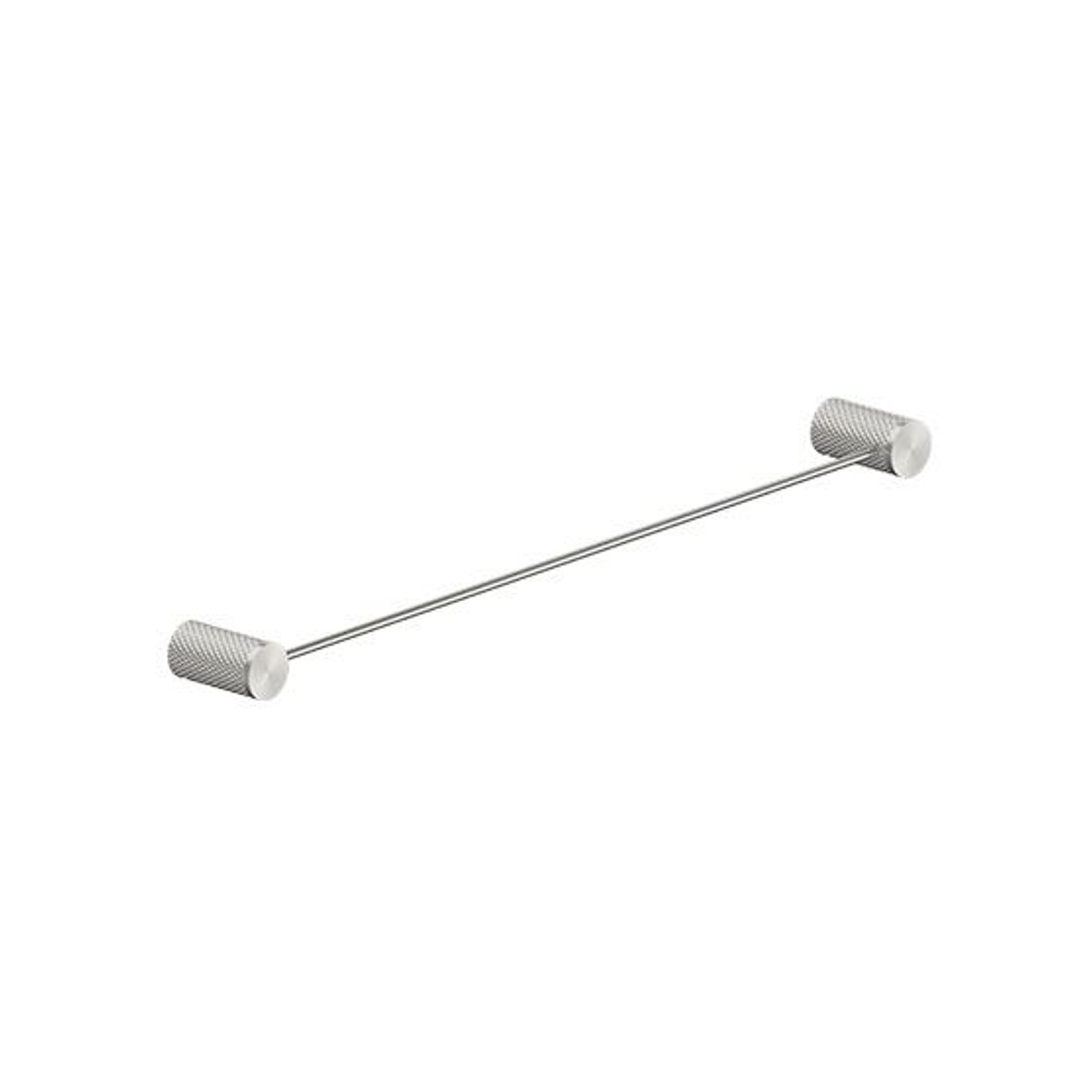 Opal Single Towel Rail 600mm Brushed Nickel