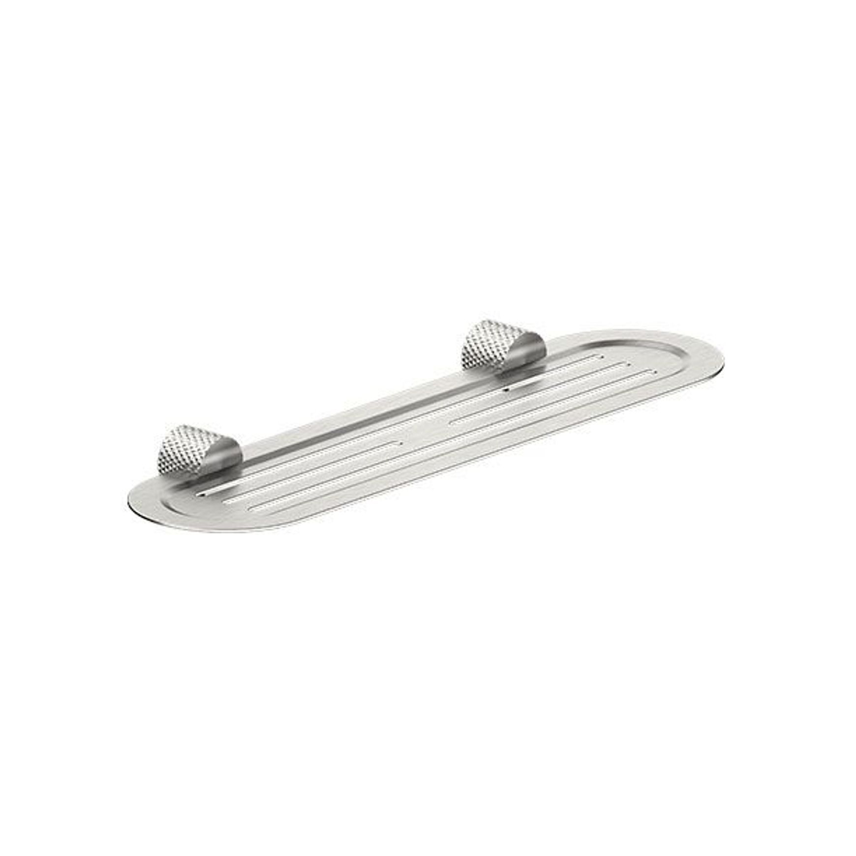 Opal Metal Shower Shelf Brushed Nickel