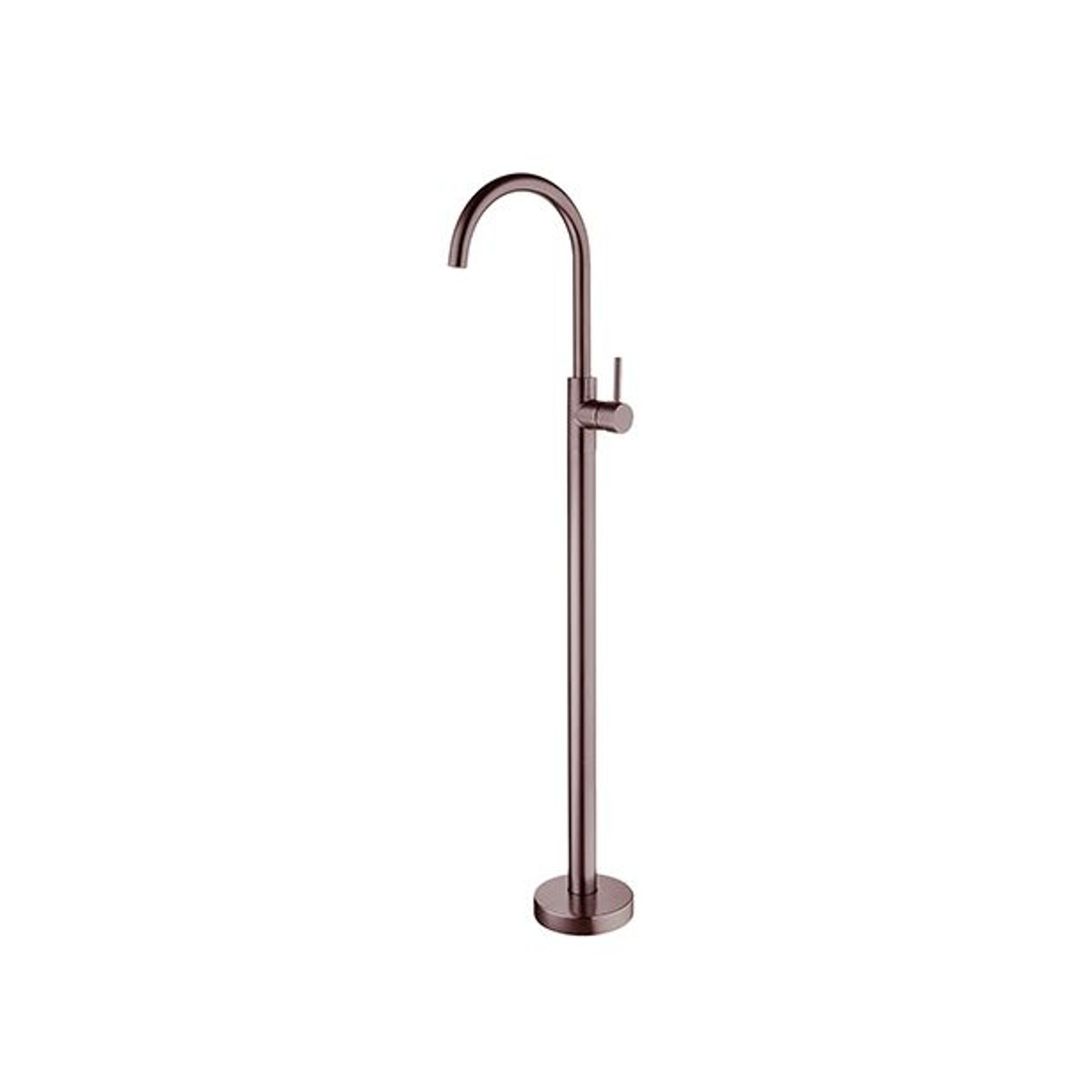 Mecca Freestanding Bath Mixer Brushed Bronze