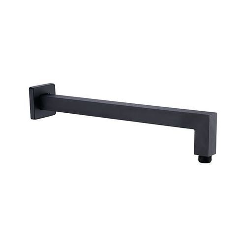 Square Shower Arm Matte Black