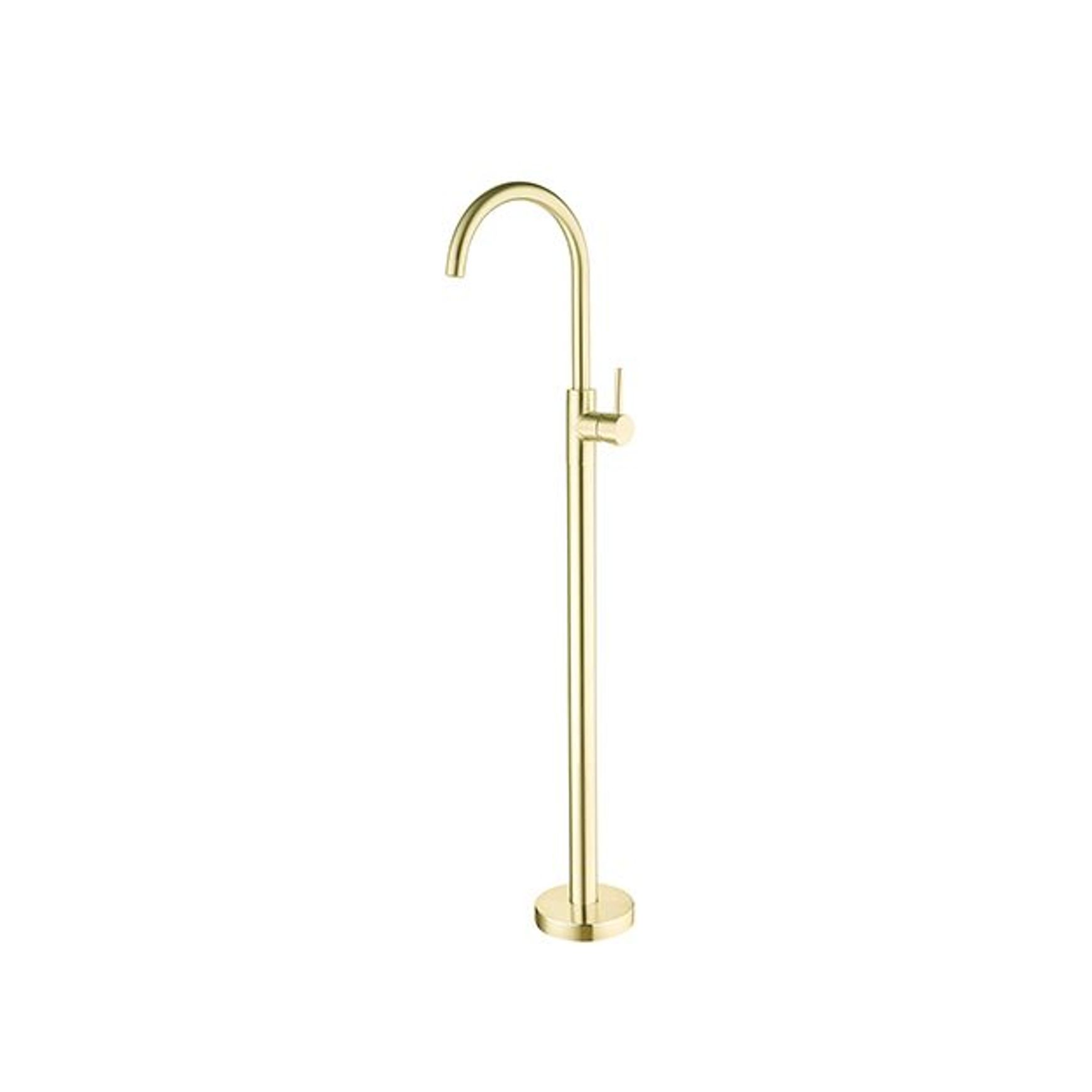 Mecca Freestanding Bath Mixer Brushed Gold
