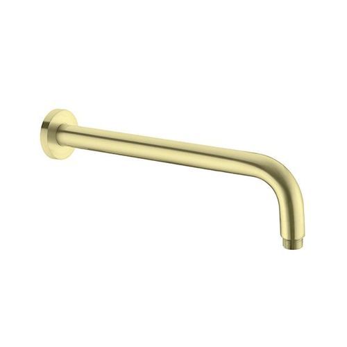 Round Shower Arm 500mm Length Brushed Gold