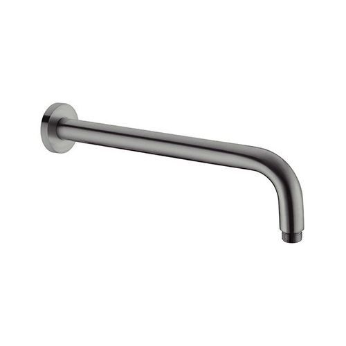 Round Shower Arm 500mm Length Gun Metal