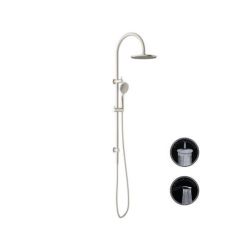 Opal Twin Shower With Air Shower Brushed Nickel