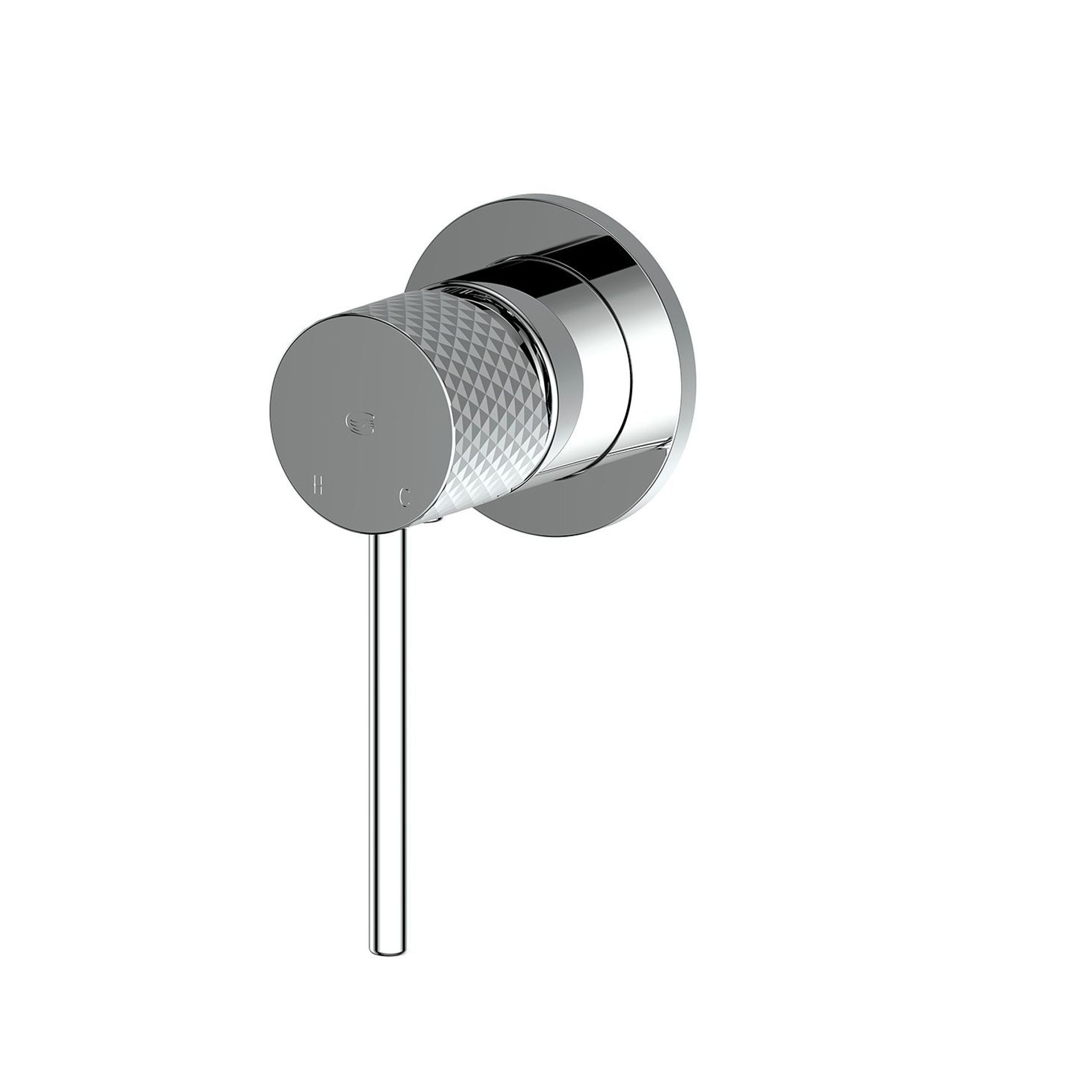 Mika Shower Mixer Trim Set With Mini Plate