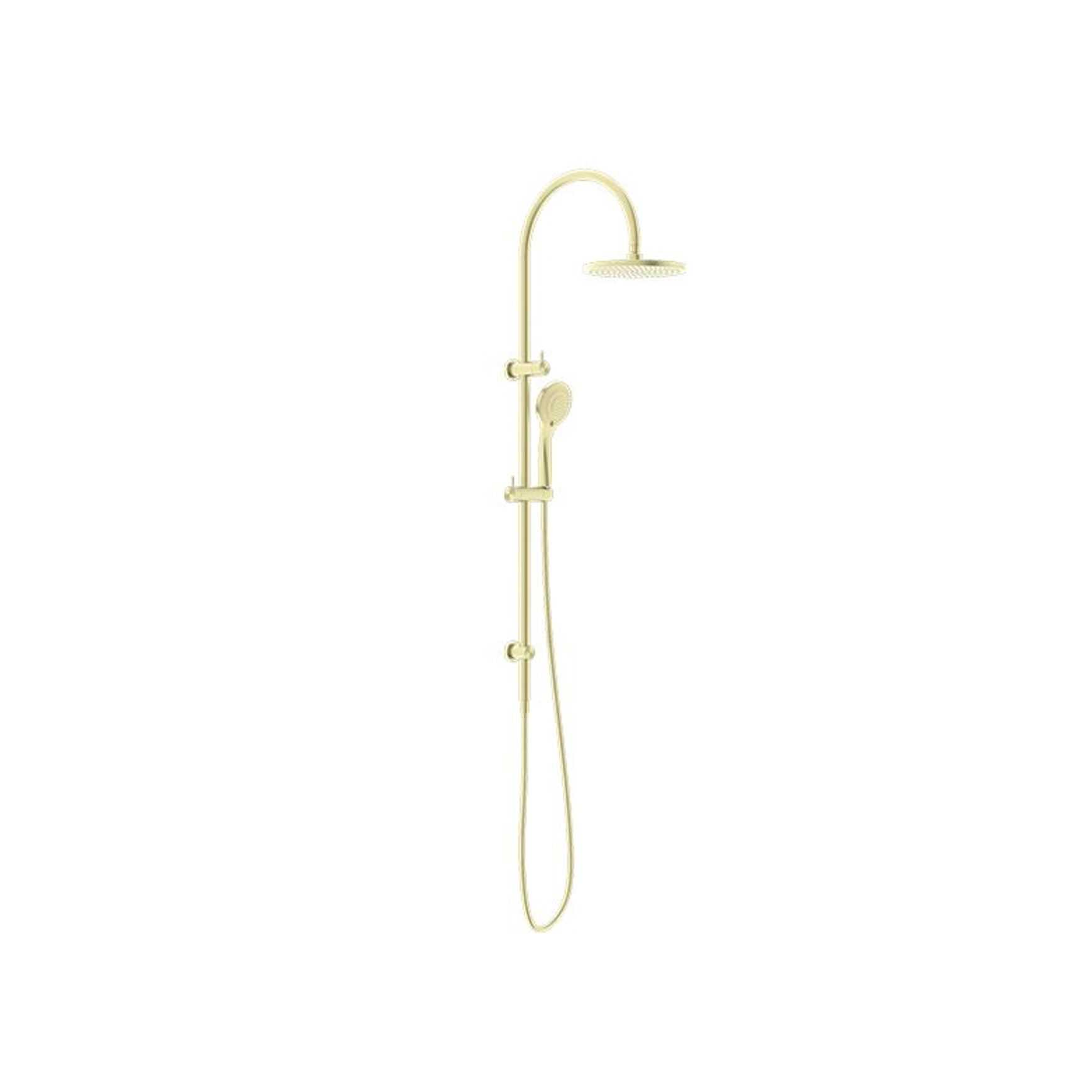 Mecca Twin Shower With Air Shower Brushed Gold