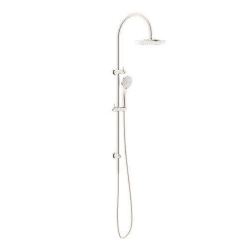 Mecca Twin Shower With Air Shower Brushed Nickel