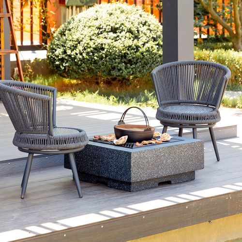 71 cm Square MgO Fire Pit