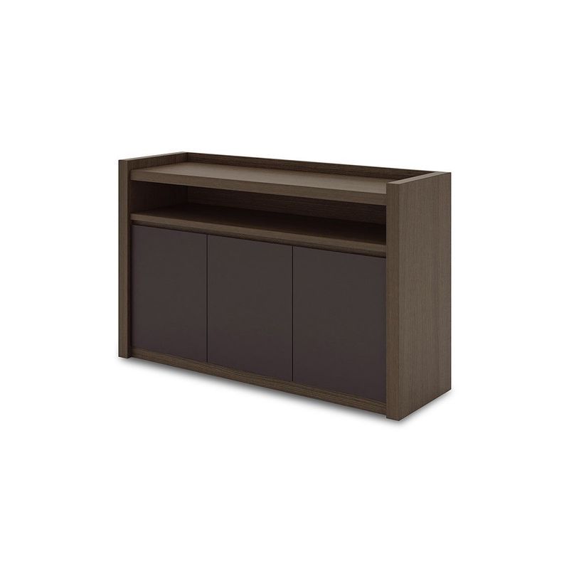 CARTER Credenza/ Sideboard 1.3M - Coffee & Grey