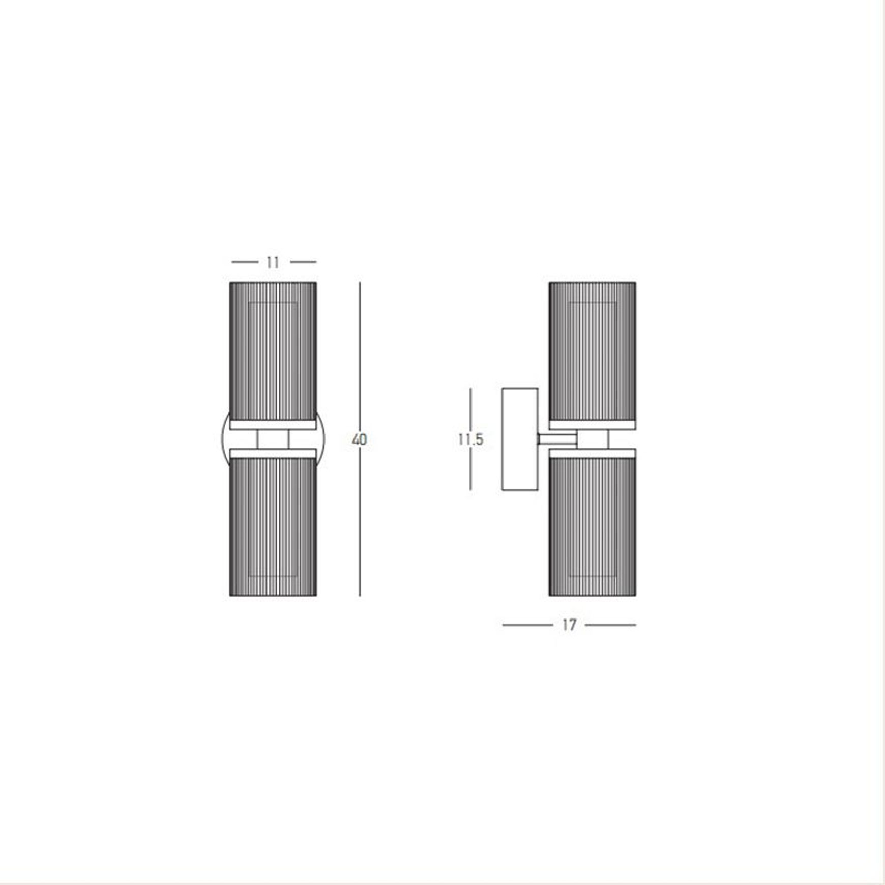 Eos Double Wall Light