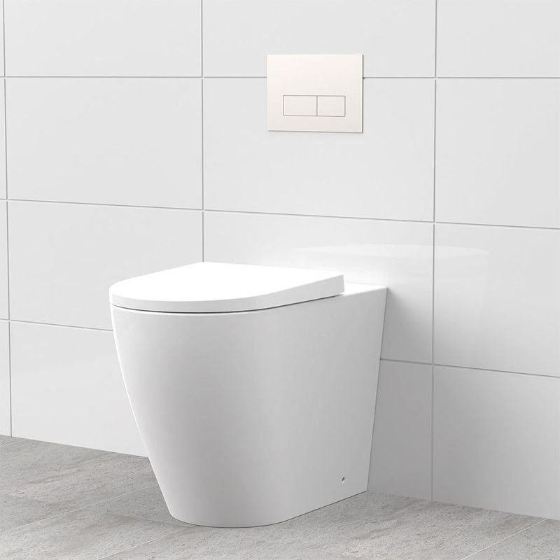 Argent Vista Hygienic Flush In-Wall Floor Mount Pan