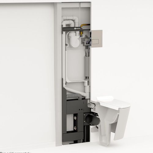 Milu In-wall Cistern with Odourless By Expella for Wall Hung Pans