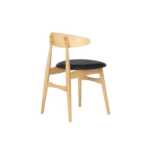 TELYN Dining Chair - Oak + Black