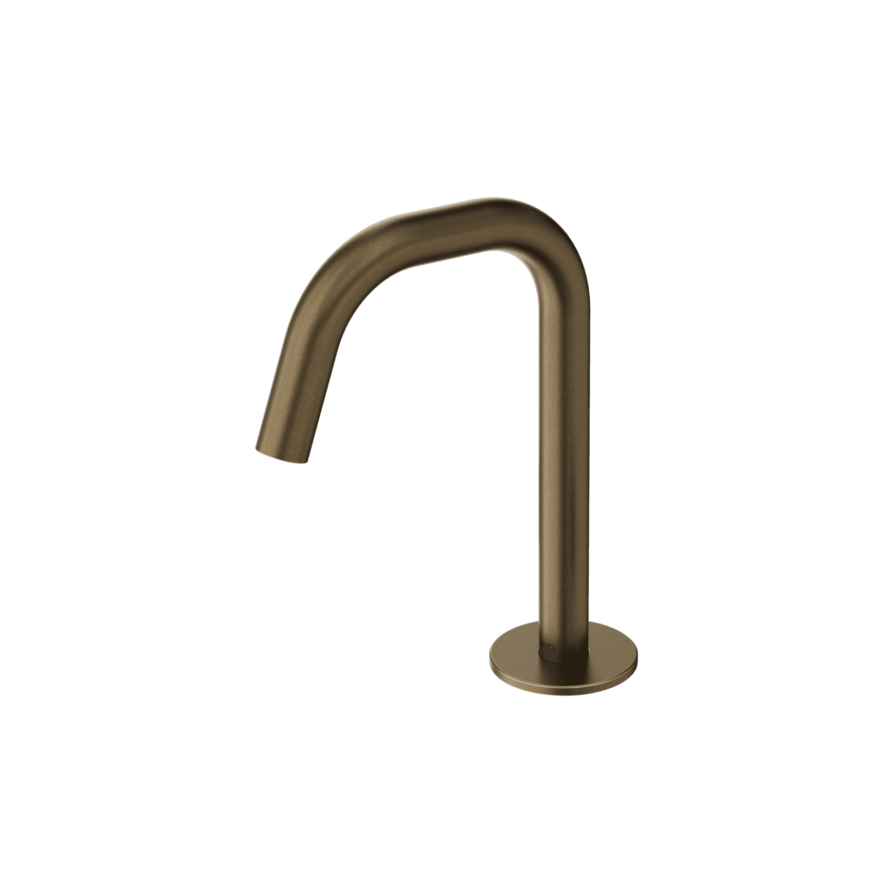 Serenity Basin Edge Spout Tumbled Antique Brass