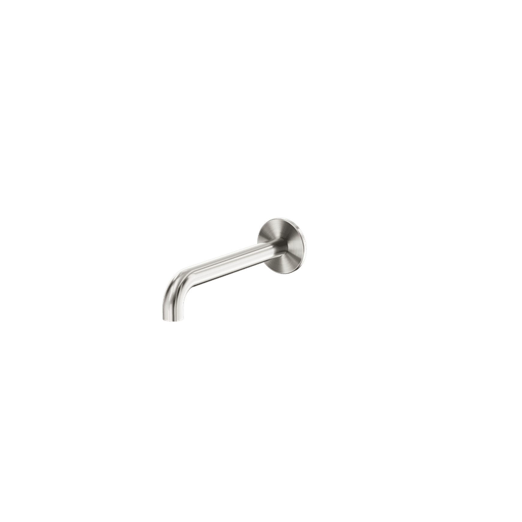 Serenity 220mm Wall Basin/Bath Set Spout only Brushed Nickel
