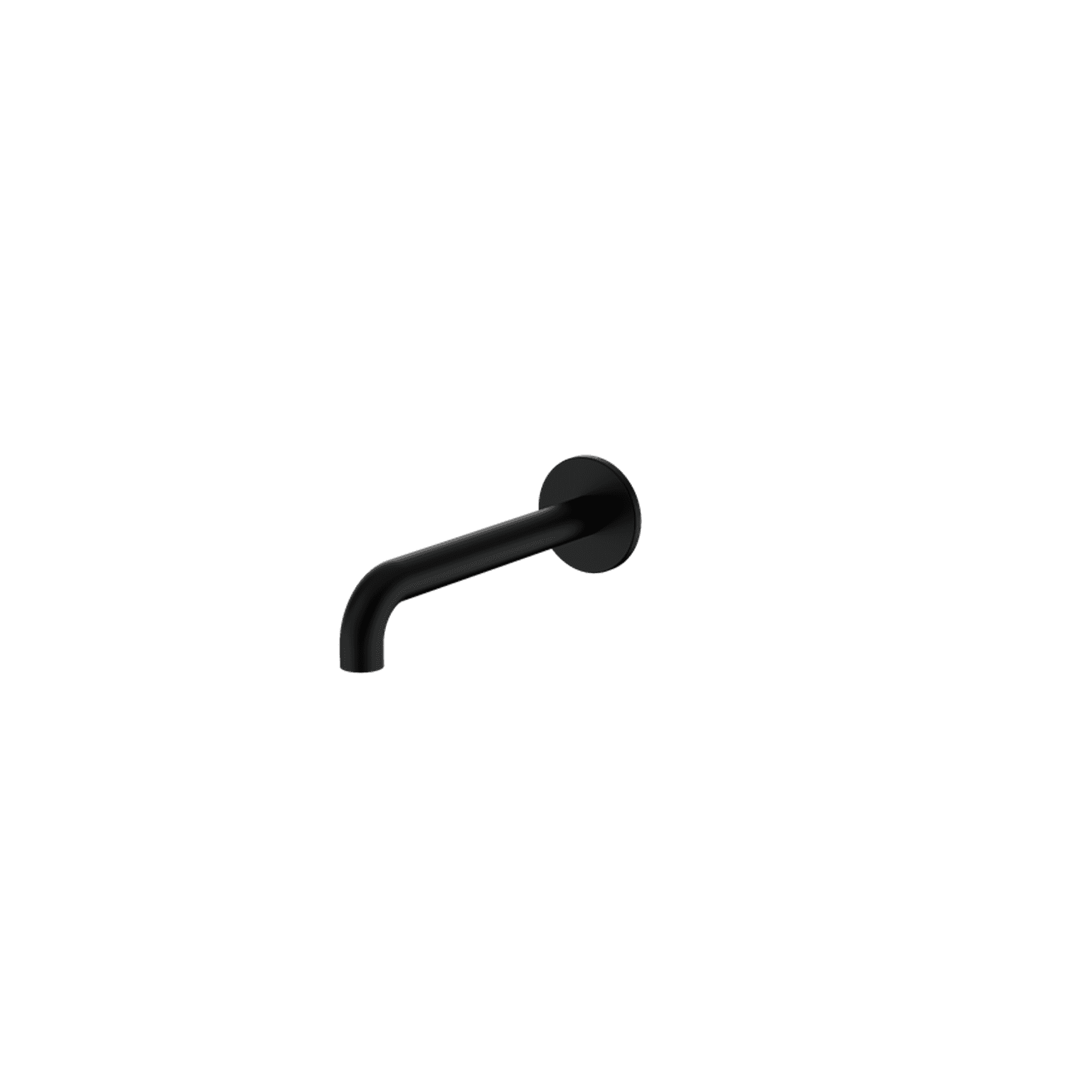 Serenity 160mm Wall Basin/Bath Set Spout only Matte Black