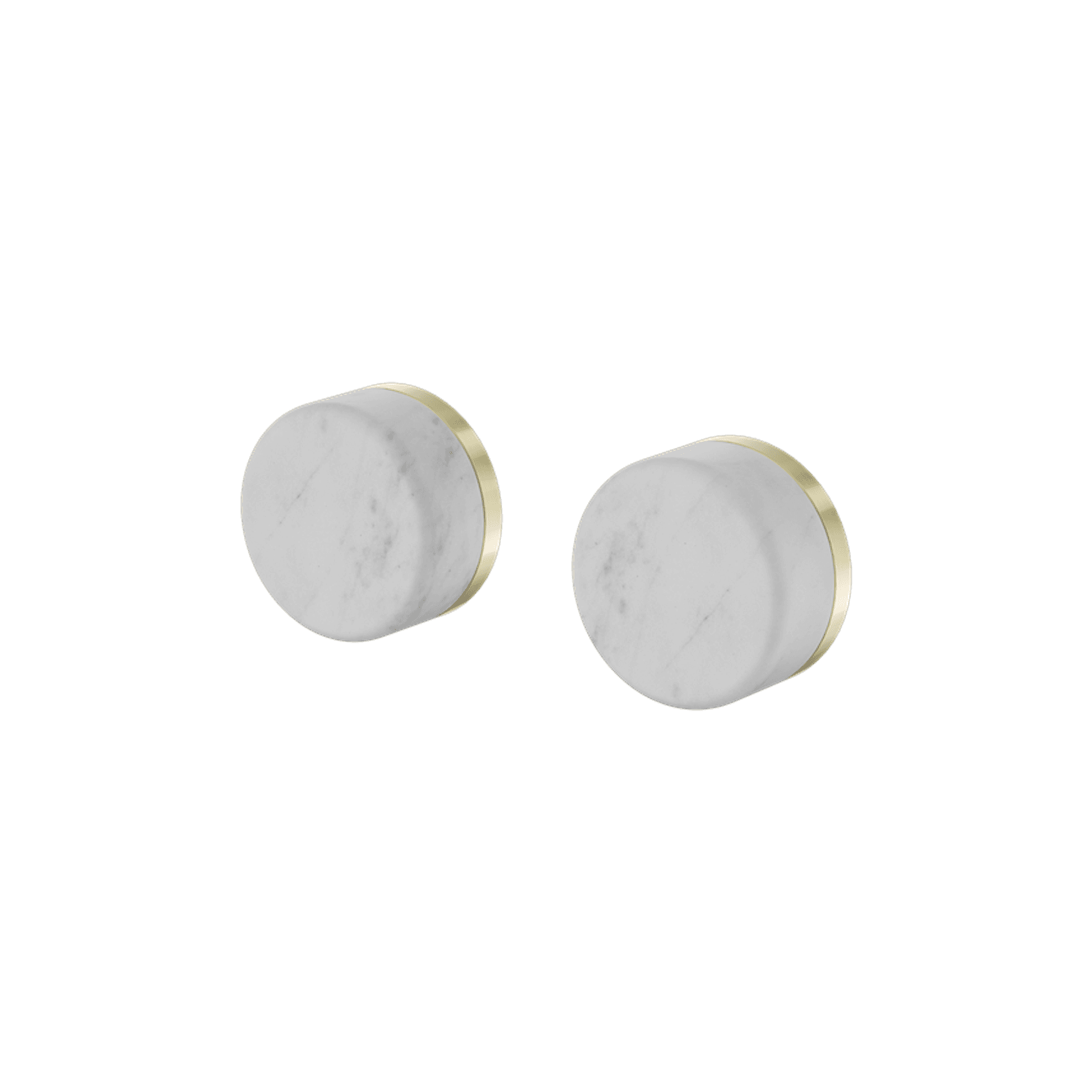 Serenity Wall Top Assembly With Carrara Handle Brushed Gold