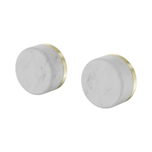 Serenity Wall Top Assembly With Carrara Handle Brushed Gold