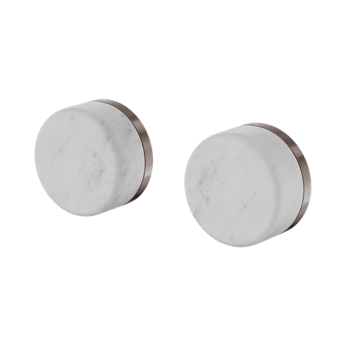 Serenity Wall Top Assembly With Carrara Handle Brushed Bronze