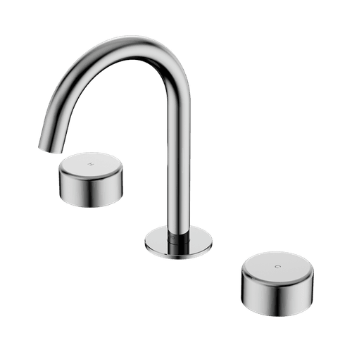 Serenity Basin Set Arc Spout With Metal Handle Chrome