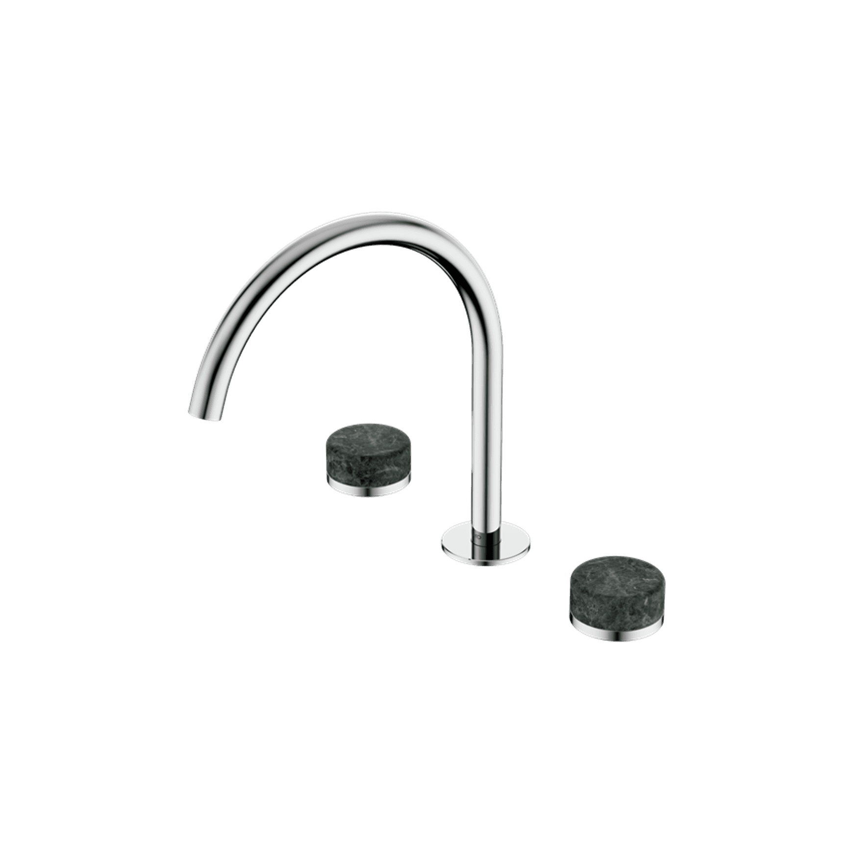 Serenity Bath/Kitchen Set Arc Spout With Verde Alpi Handle Chrome