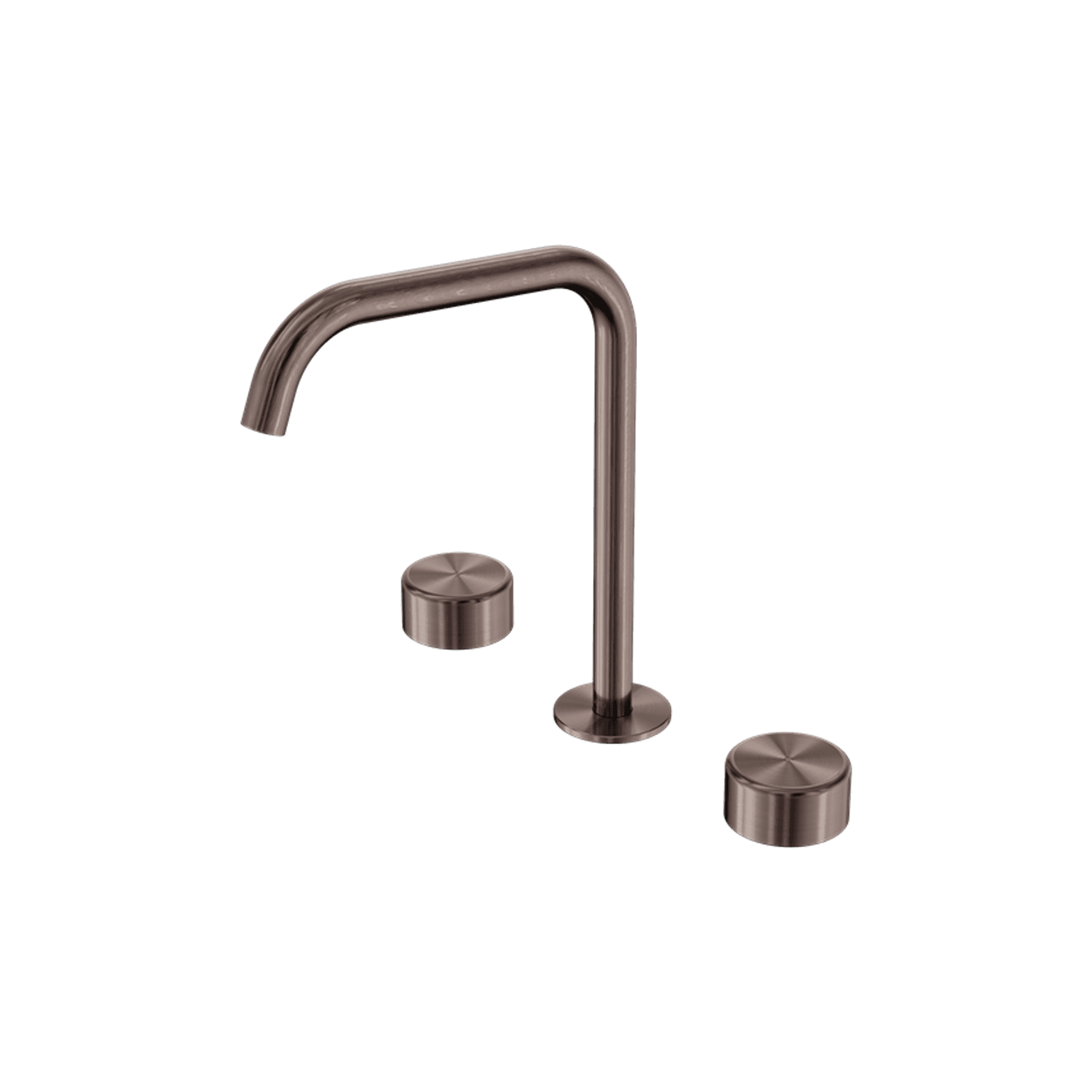 Serenity Bath/Kitchen Set Edge Spout With Metal Handle Brushed Bronze