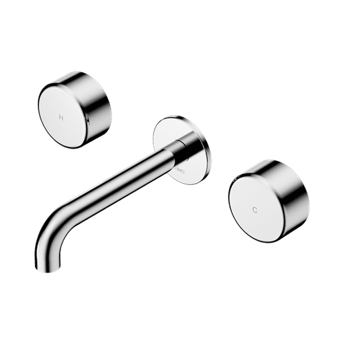 Serenity Wall Basin Set 160mm Spout With Metal Handle Chrome