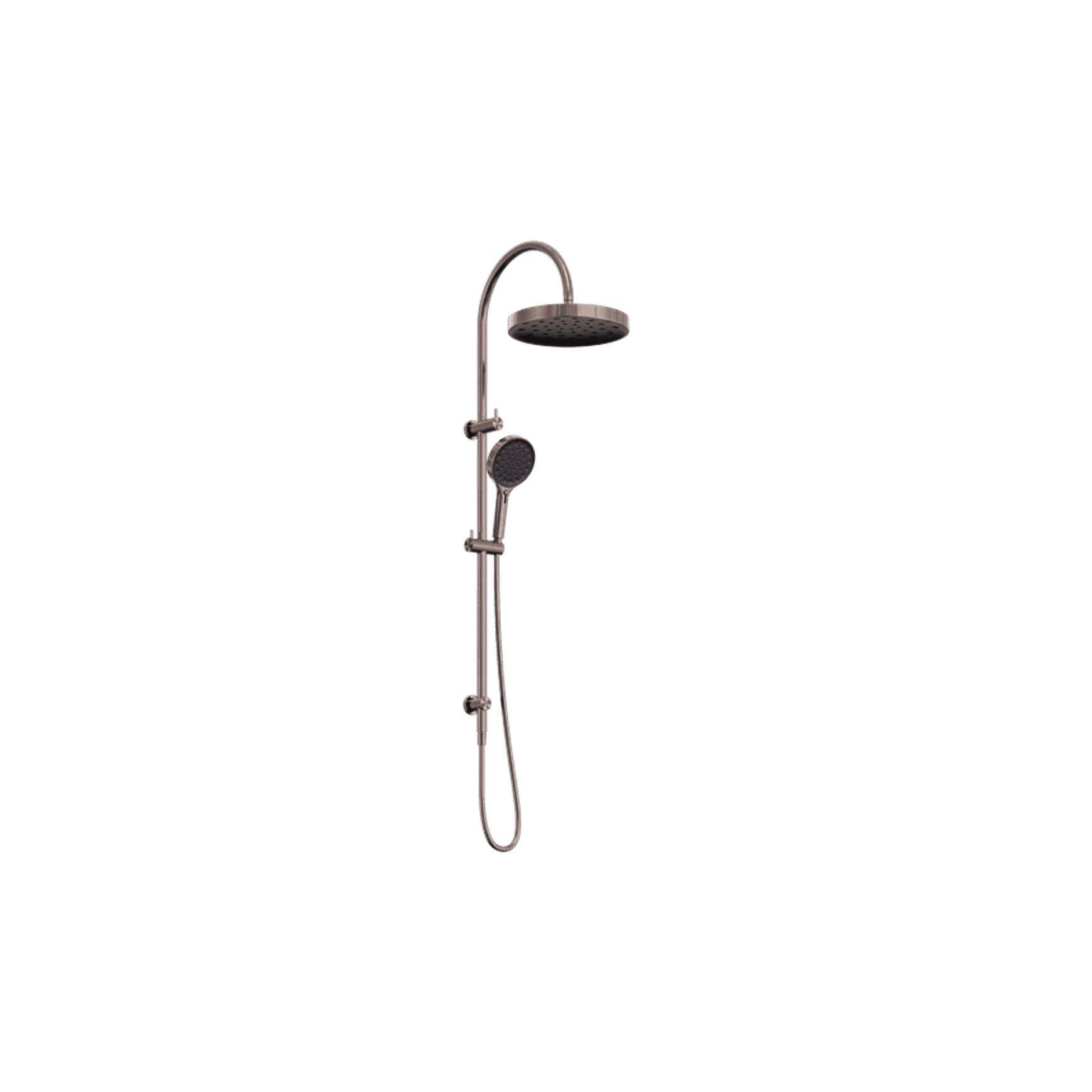 Serenity Twin Shower Brushed Bronze