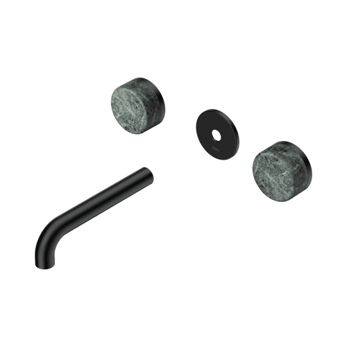 Serenity Wall Basin 160mm Spout + Verde Alpi Handle Matte Black