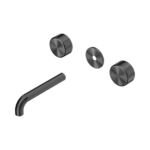 Serenity Wall Basin 160mm Spout + Metal Handle Gun Metal