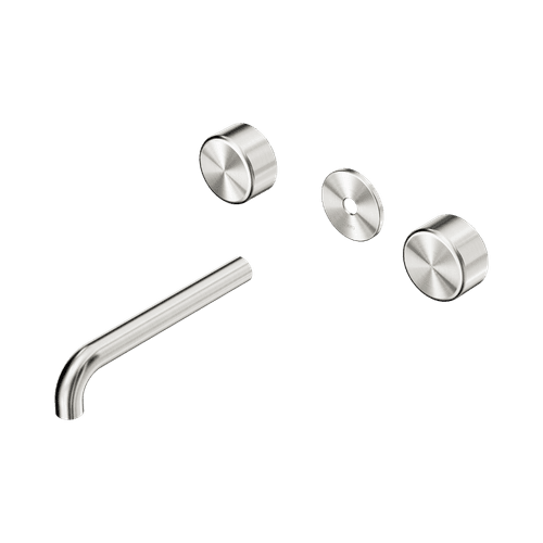 Serenity Wall Basin 185mm Spout With Metal Handle BN