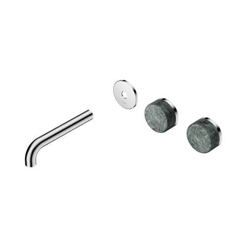 Serenity Wall Basin 160mm Offspout + Verde Alpi Handle Chrome