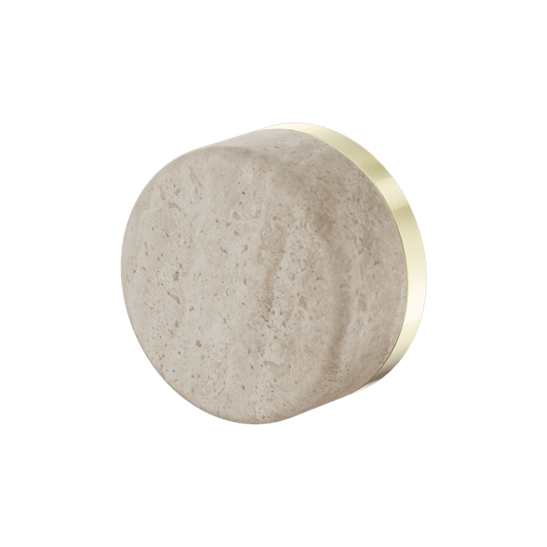 Serenity Shower Mixer Rome Travertine Handle Brushed Gold