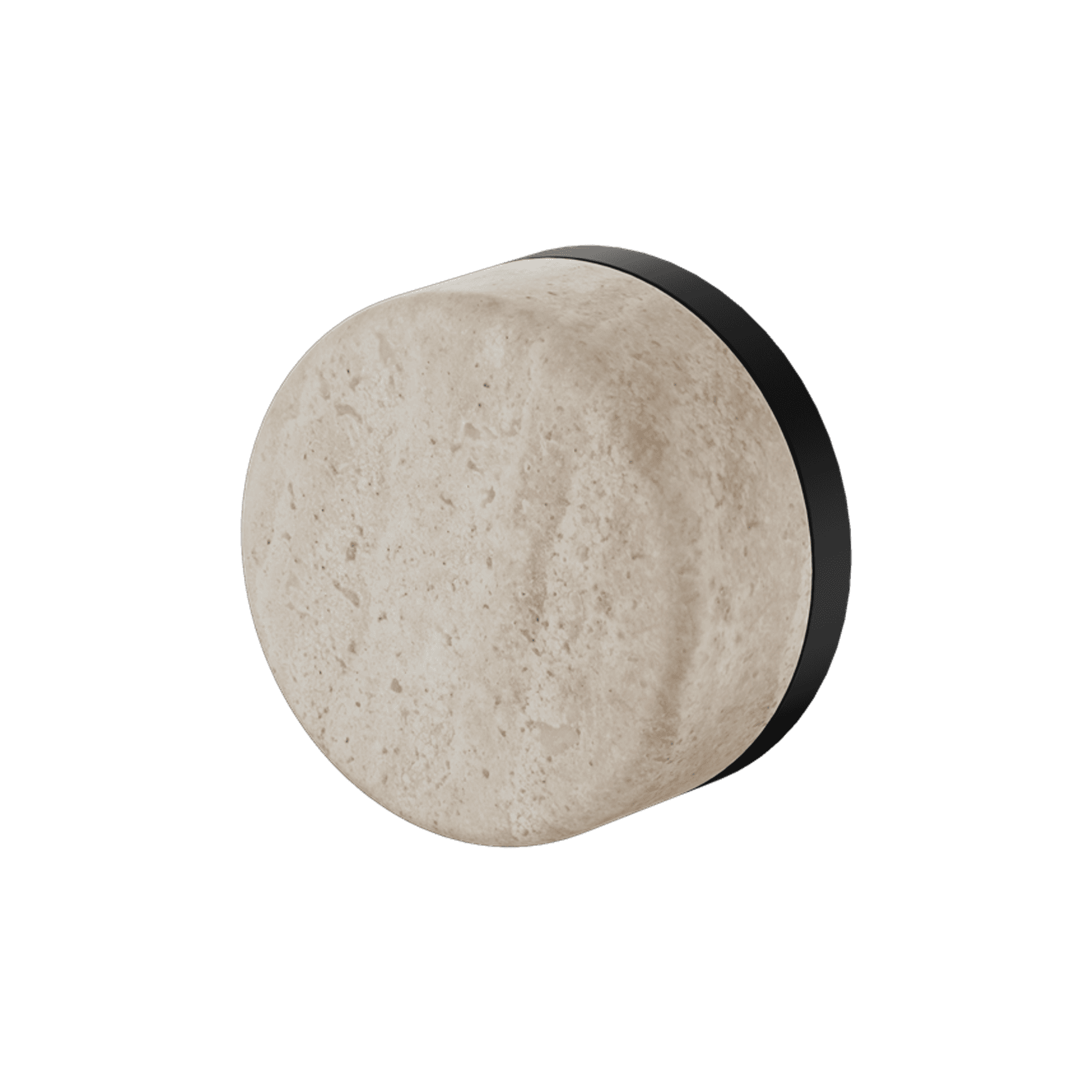 Serenity Shower Mixer Rome Travertine Handle Matte Black
