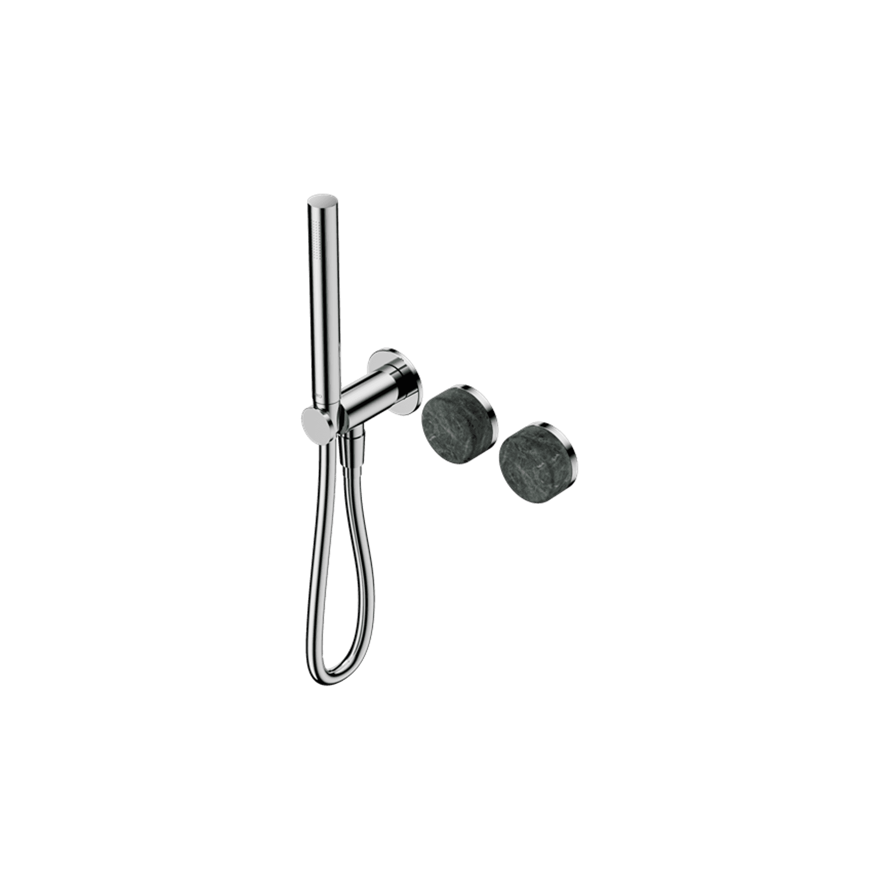 Serenity Shower System Verde Alpi Handle And Slim Shower Chrome