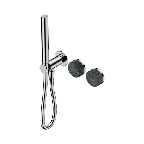 Serenity Shower System Verde Alpi Handle And Slim Shower Chrome
