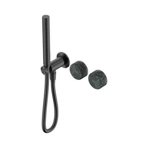 Serenity Shower System Verde Alpi Handle And Slim Shower Gun Metal