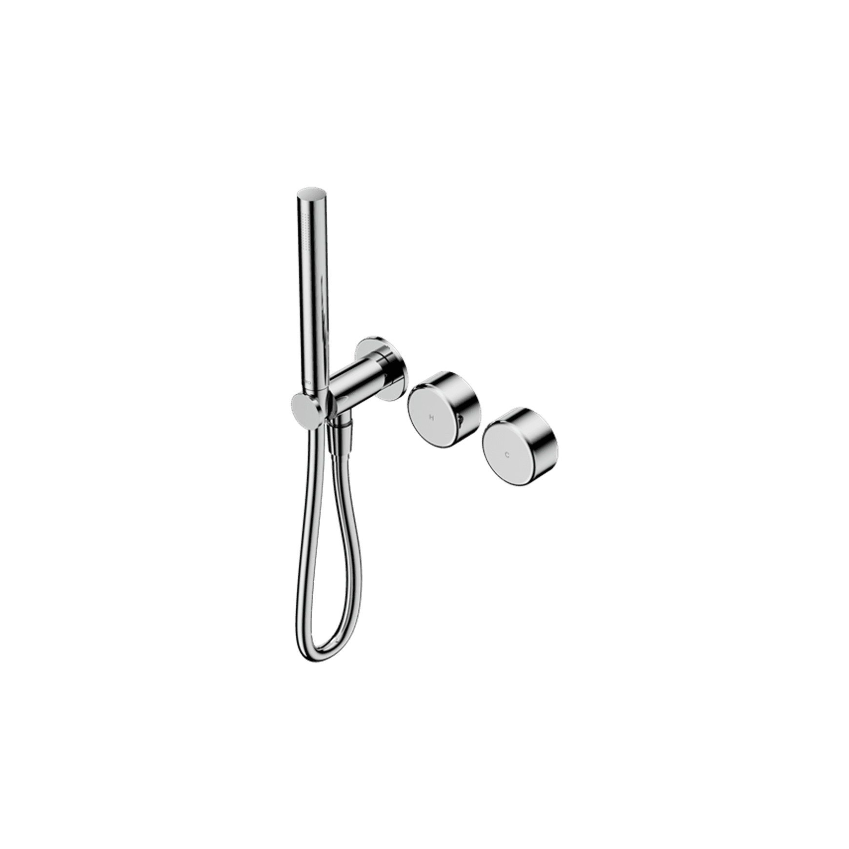 Serenity Shower System Metal Handle And Slim Shower Chrome