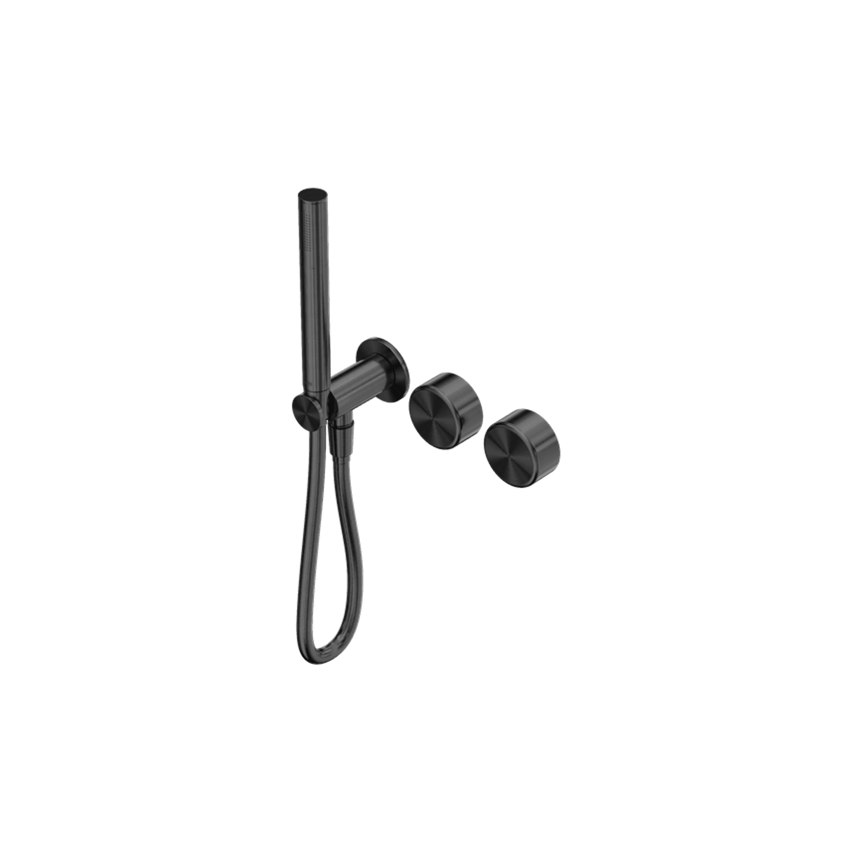 Serenity Shower System Metal Handle And Slim Shower Gun Metal