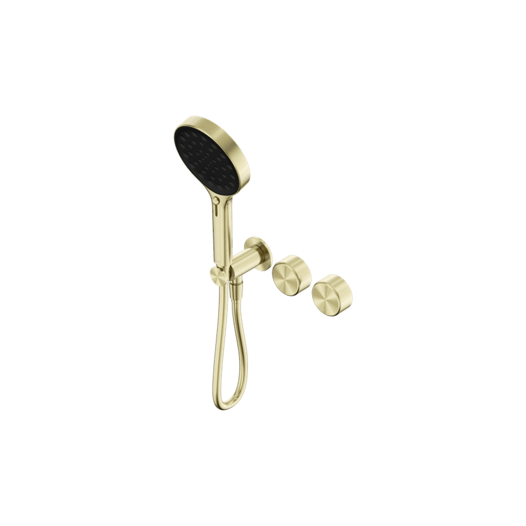 Serenity Shower System Metal Handle And Serenity Hand Shower Brushed Gold