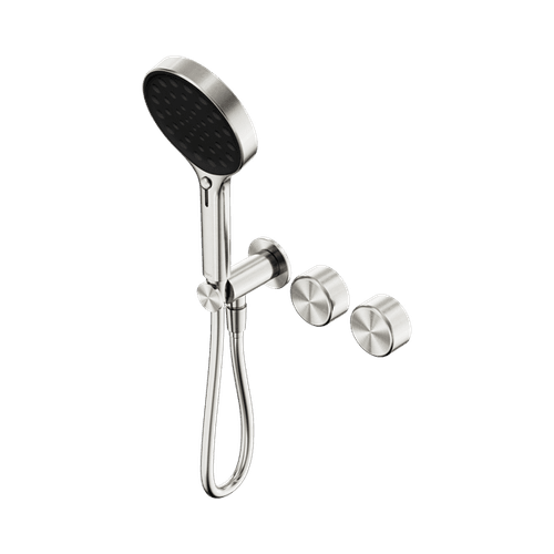 Serenity Shower System Metal Handle And Serenity Hand Shower Brushed Nickel