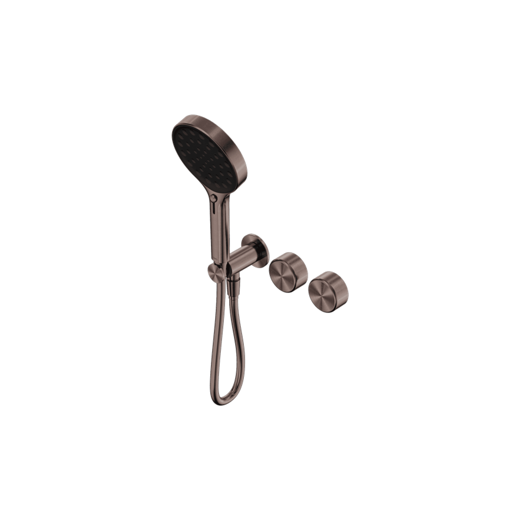 Serenity Shower System Metal Handle And Serenity Hand Shower Brushed Bronze