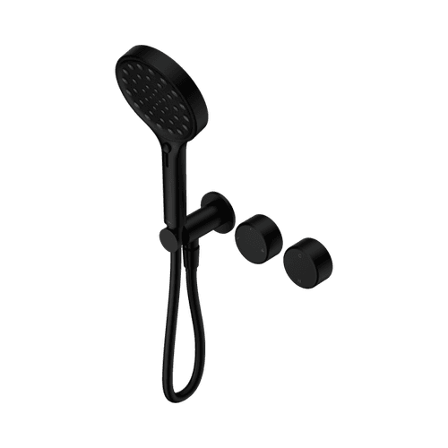 Serenity Shower System Metal Handle And Serenity Hand Shower Matte Black