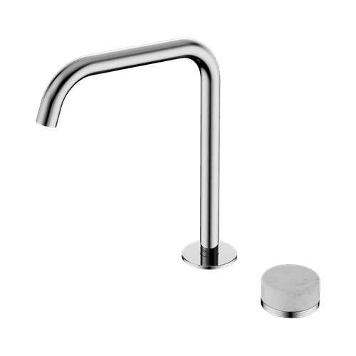 Serenity Bath/Kitchen Mixer Edge Spout Carrara Handle Chrome
