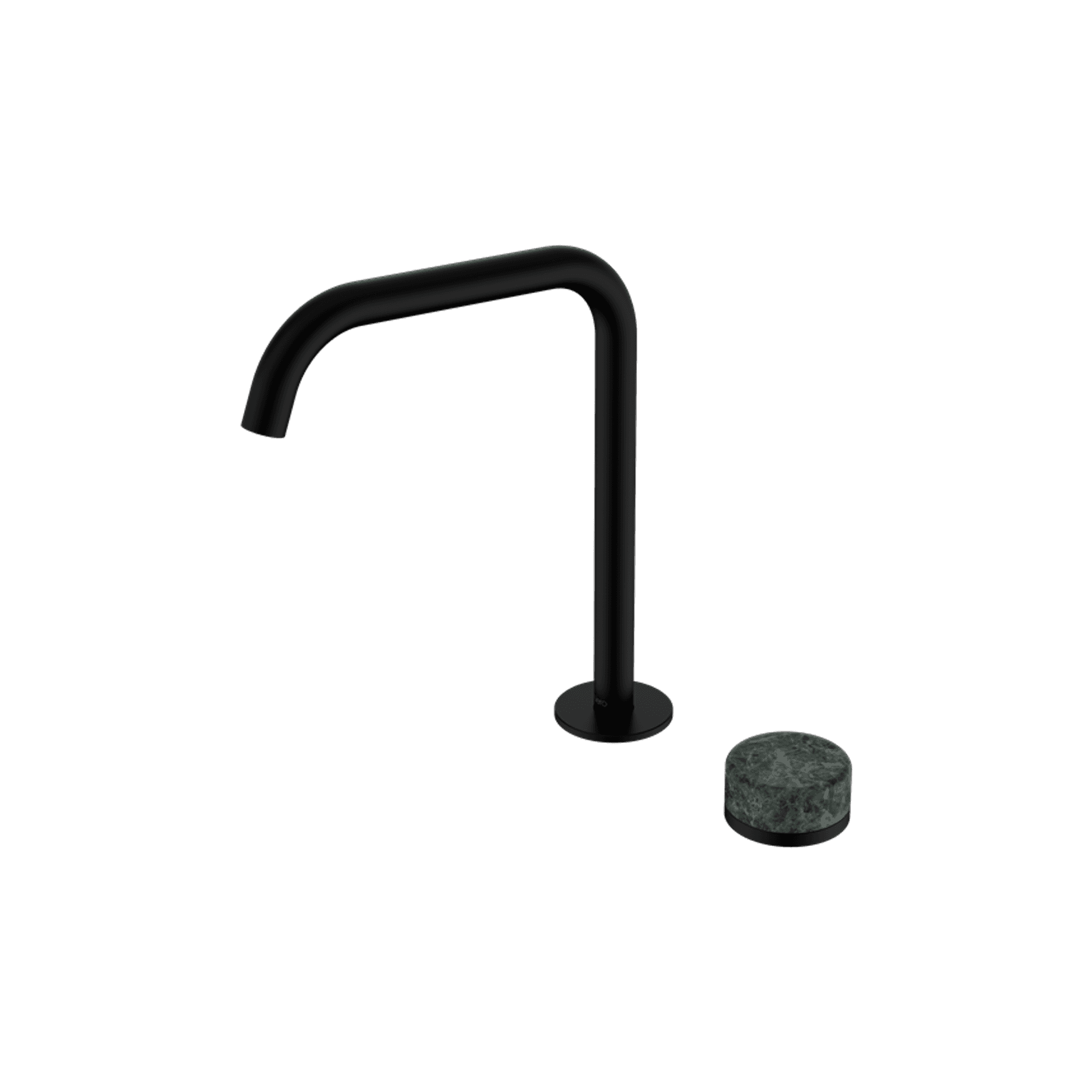 Serenity Bath/Kitchen Mixer Edge Spout Verde Alpi Handle Matte Black