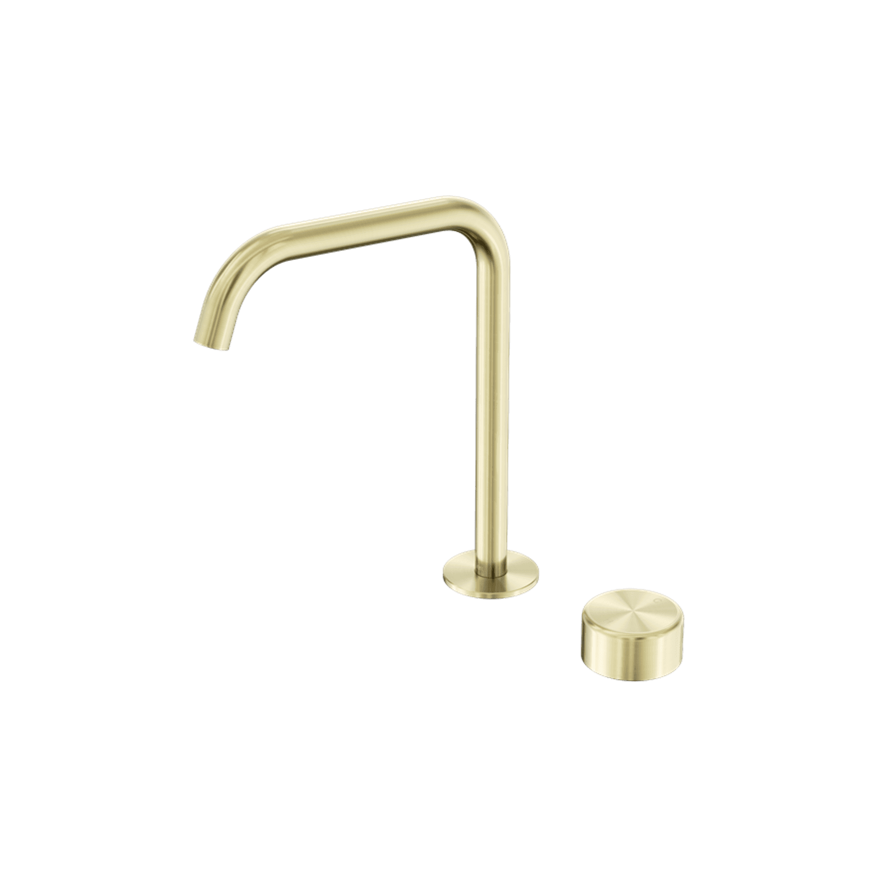 Serenity Bath/Kitchen Mixer Edge Spout Metal Handle Brushed Gold