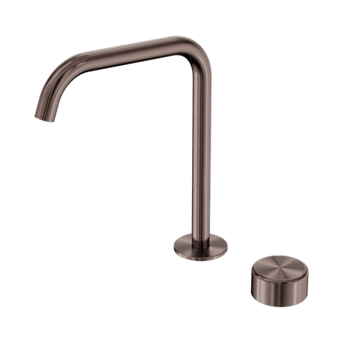 Serenity Bath/Kitchen Mixer Edge Spout Metal Handle Brushed Bronze