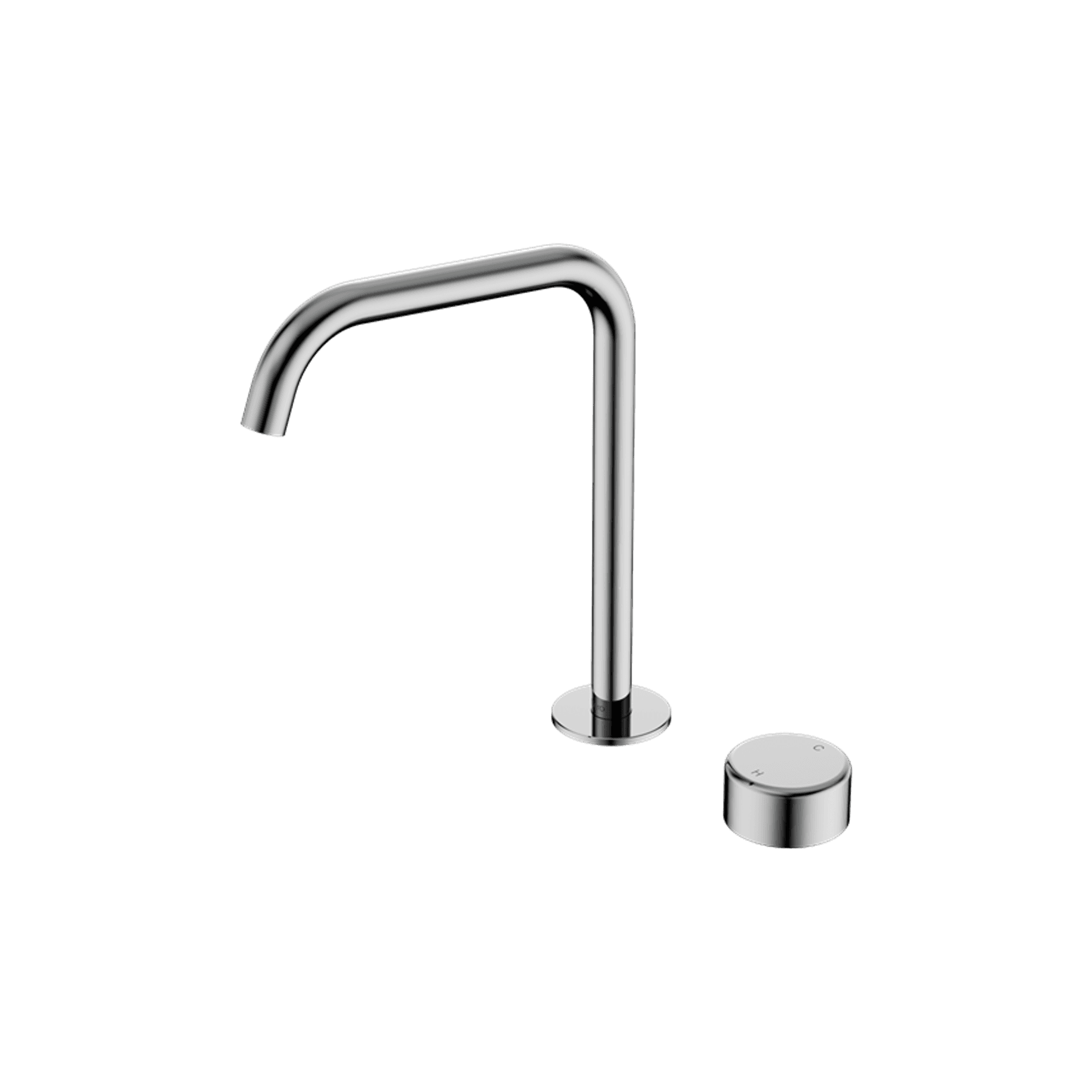 Serenity Bath/Kitchen Mixer Edge Spout Metal Handle Chrome