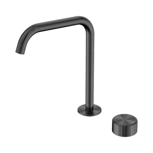 Serenity Bath/Kitchen Mixer Edge Spout Metal Handle Gun Metal