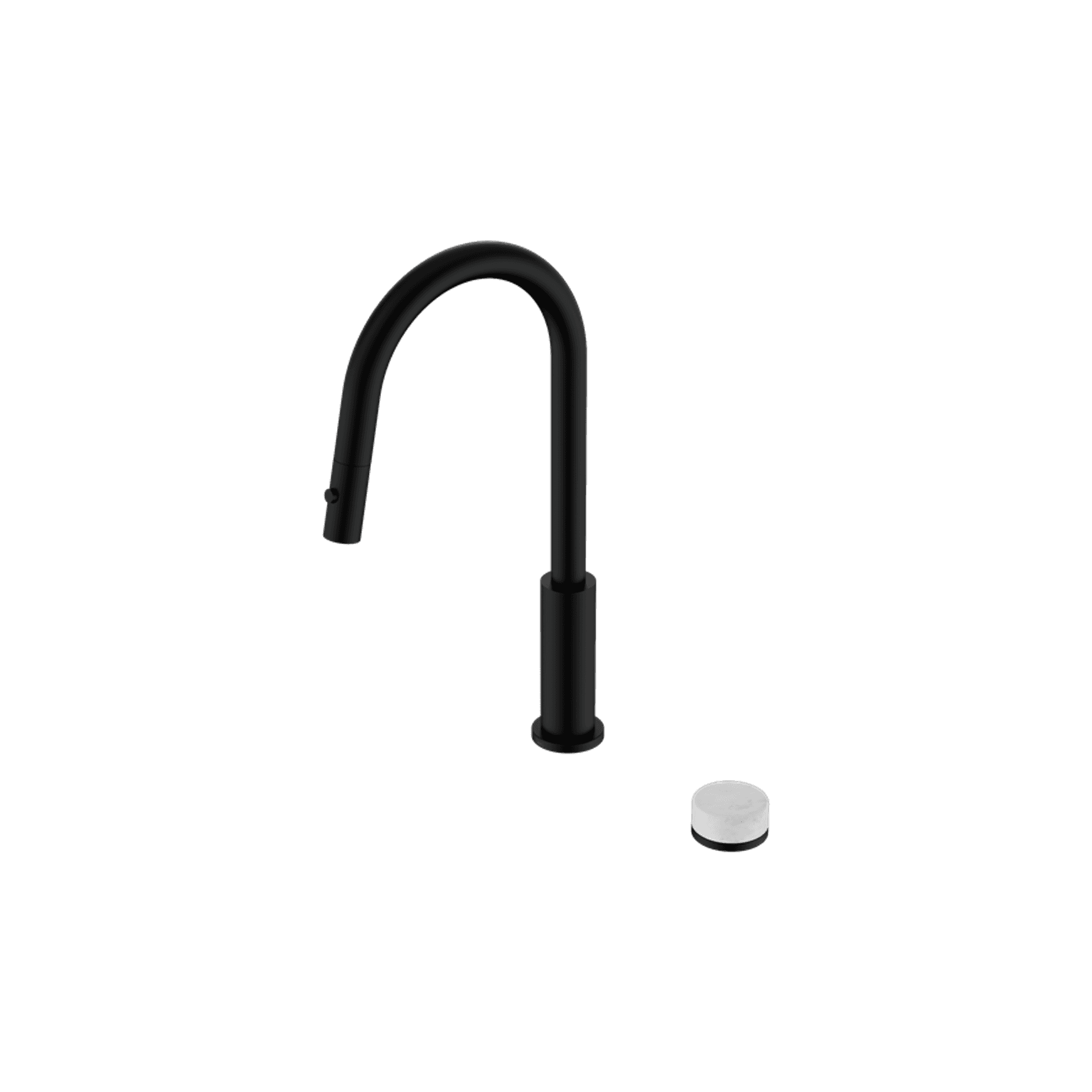 Serenity pull out kitchen Set Carrara Handle Matte Black